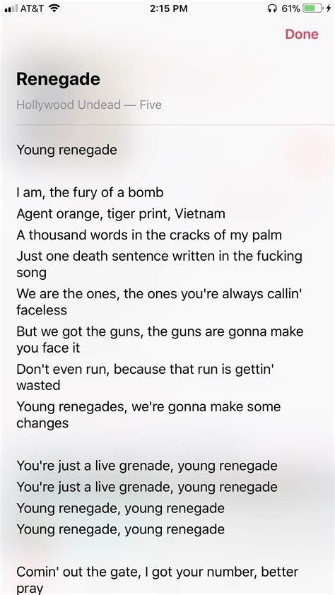 renegades letra|renegade song lyrics.